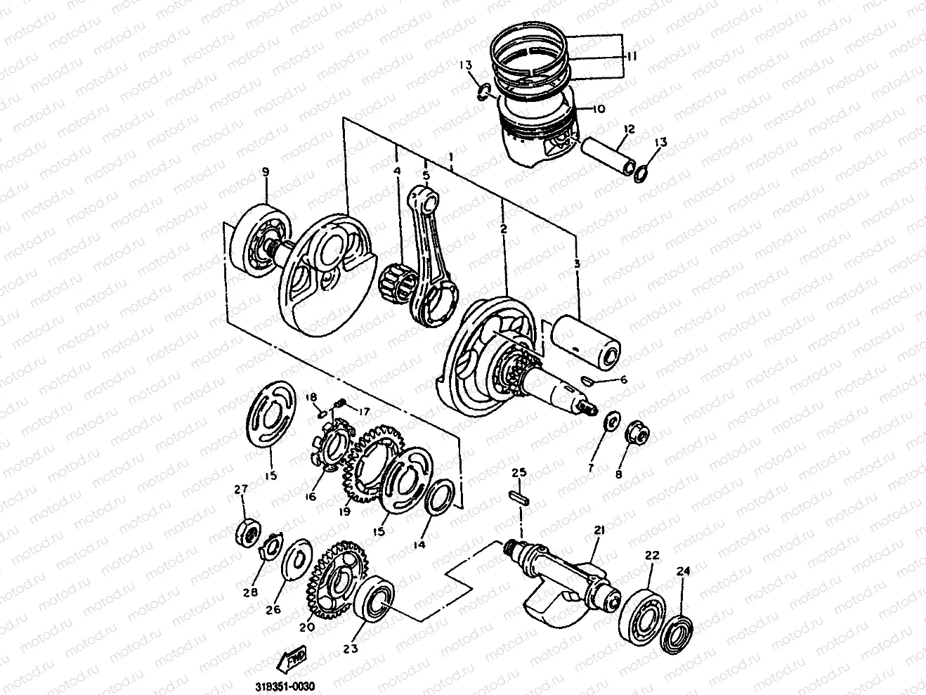 CRANKSHAFT.PISTON