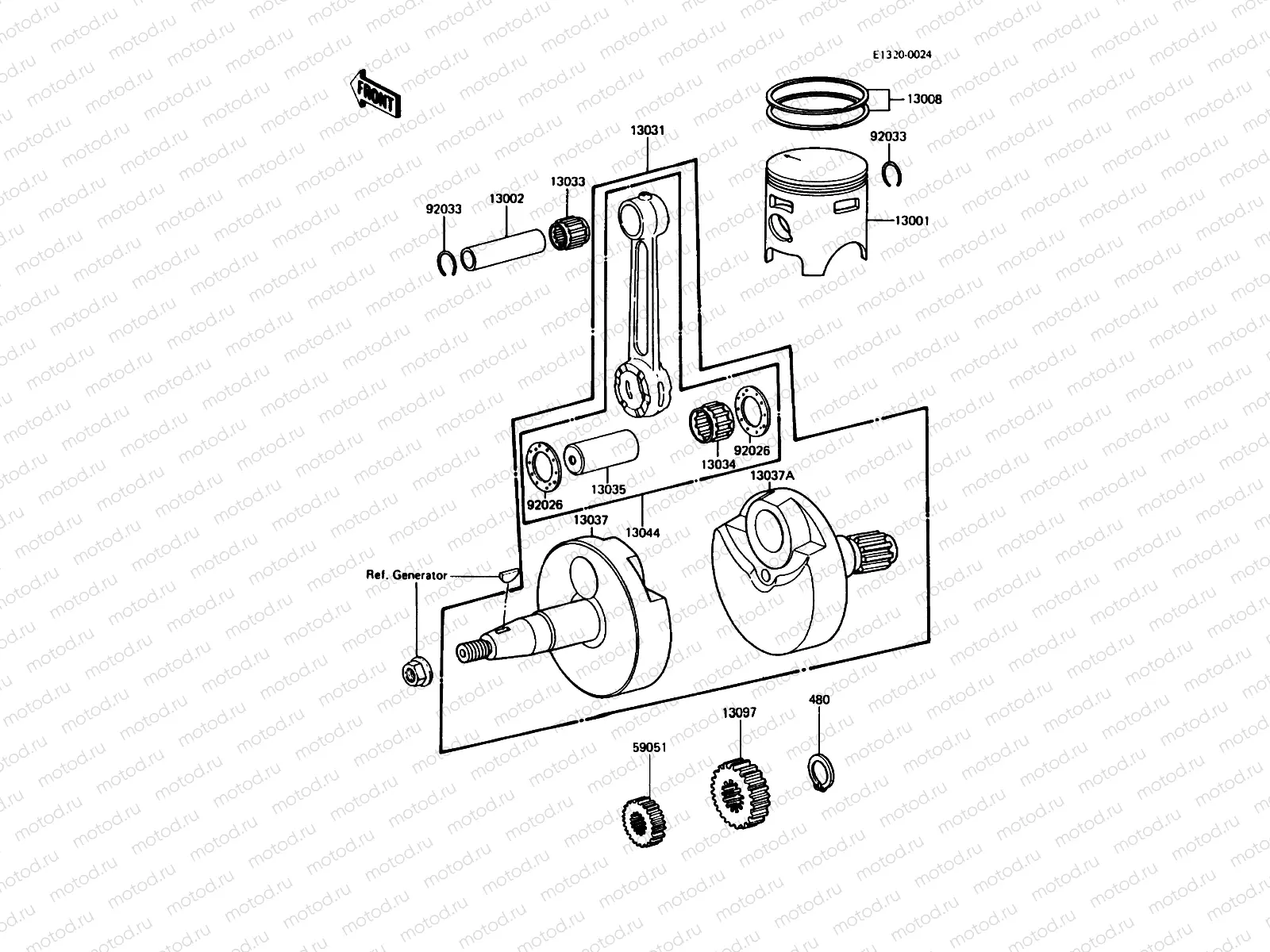 Crankshaft/Piston(s)