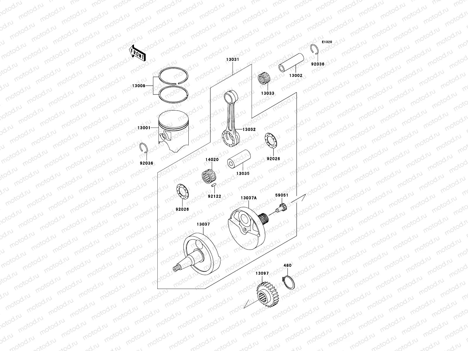 Crankshaft/Piston(s)