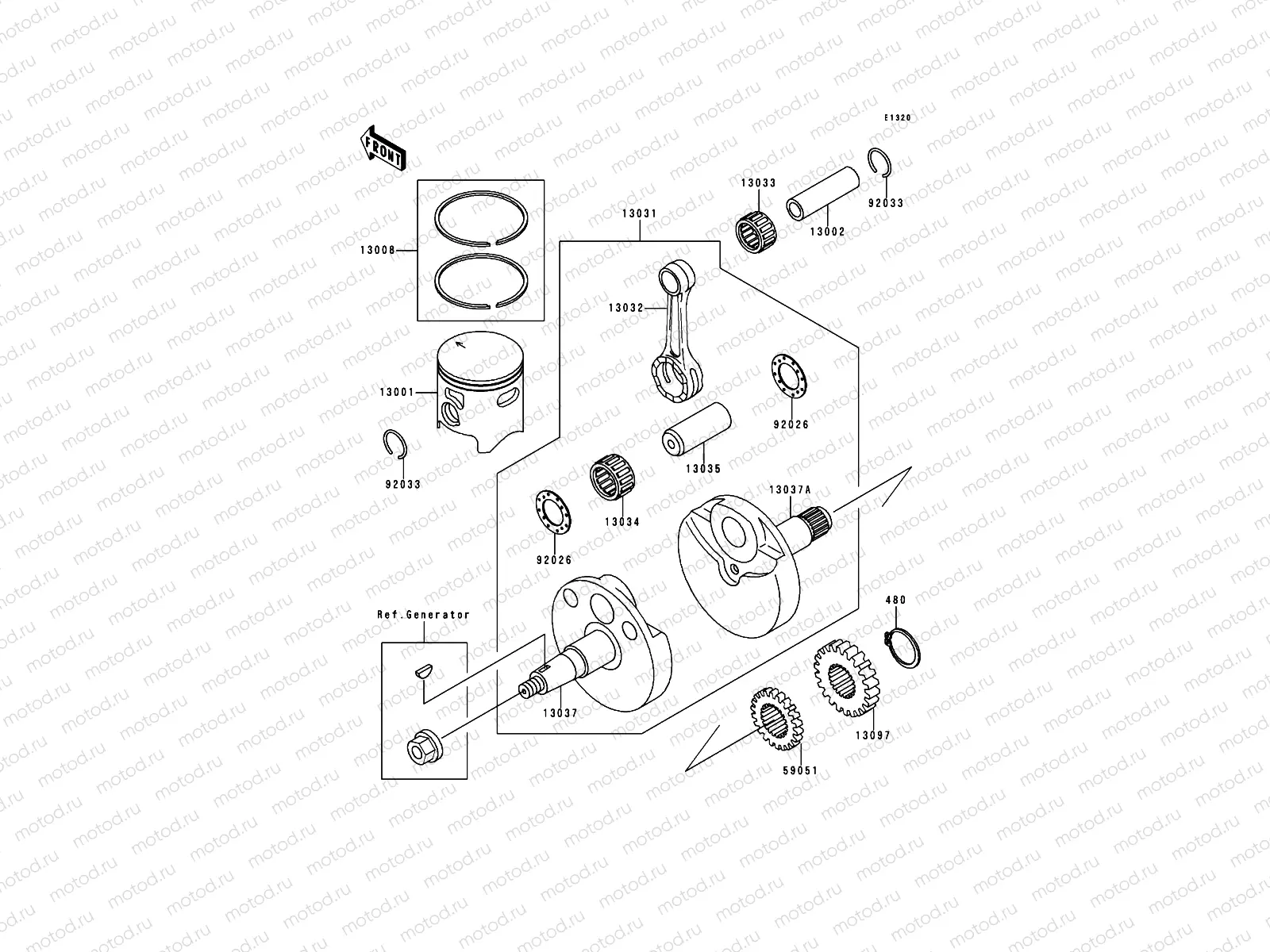Crankshaft/Piston(s)