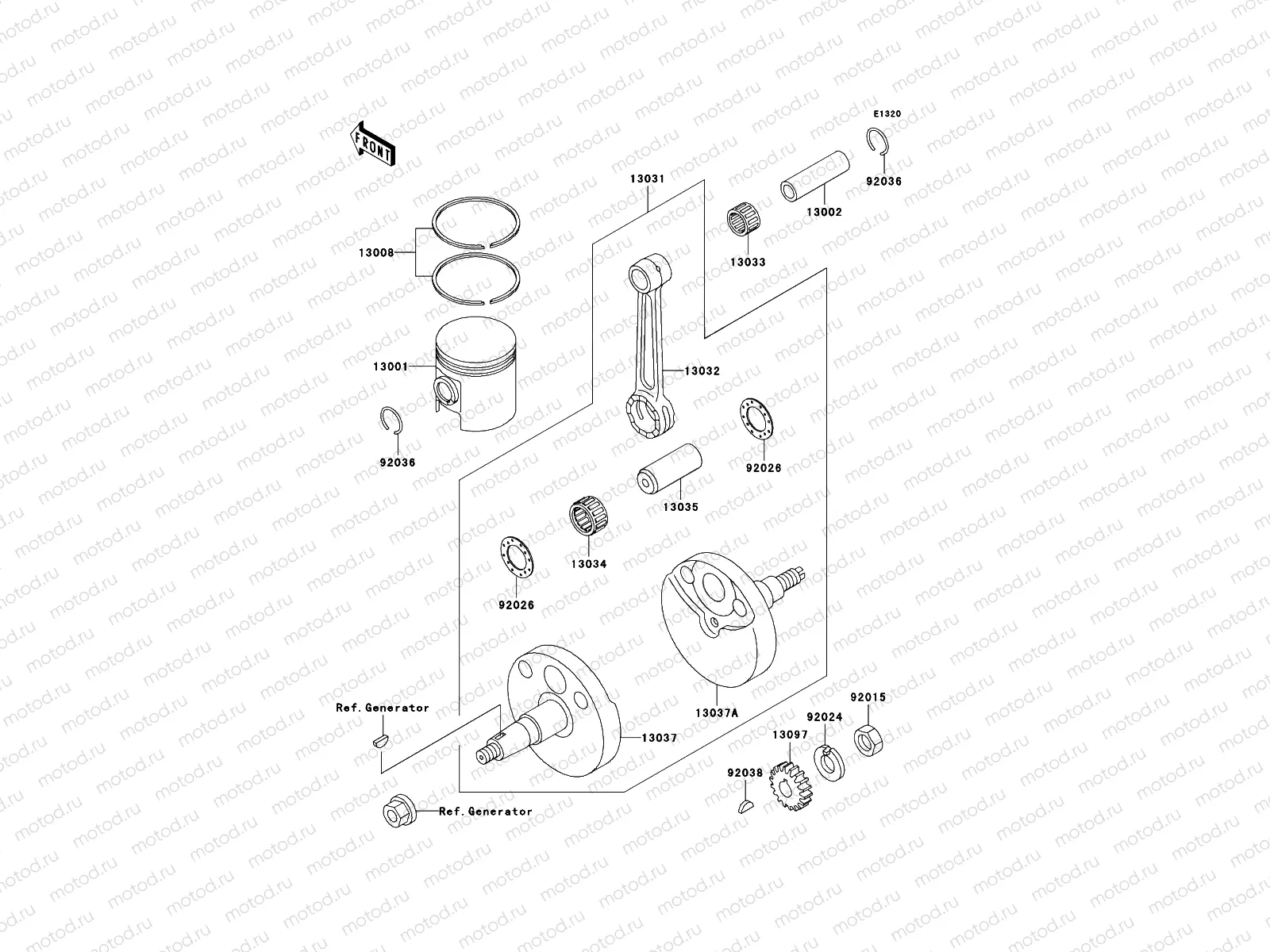Crankshaft/Piston(s)