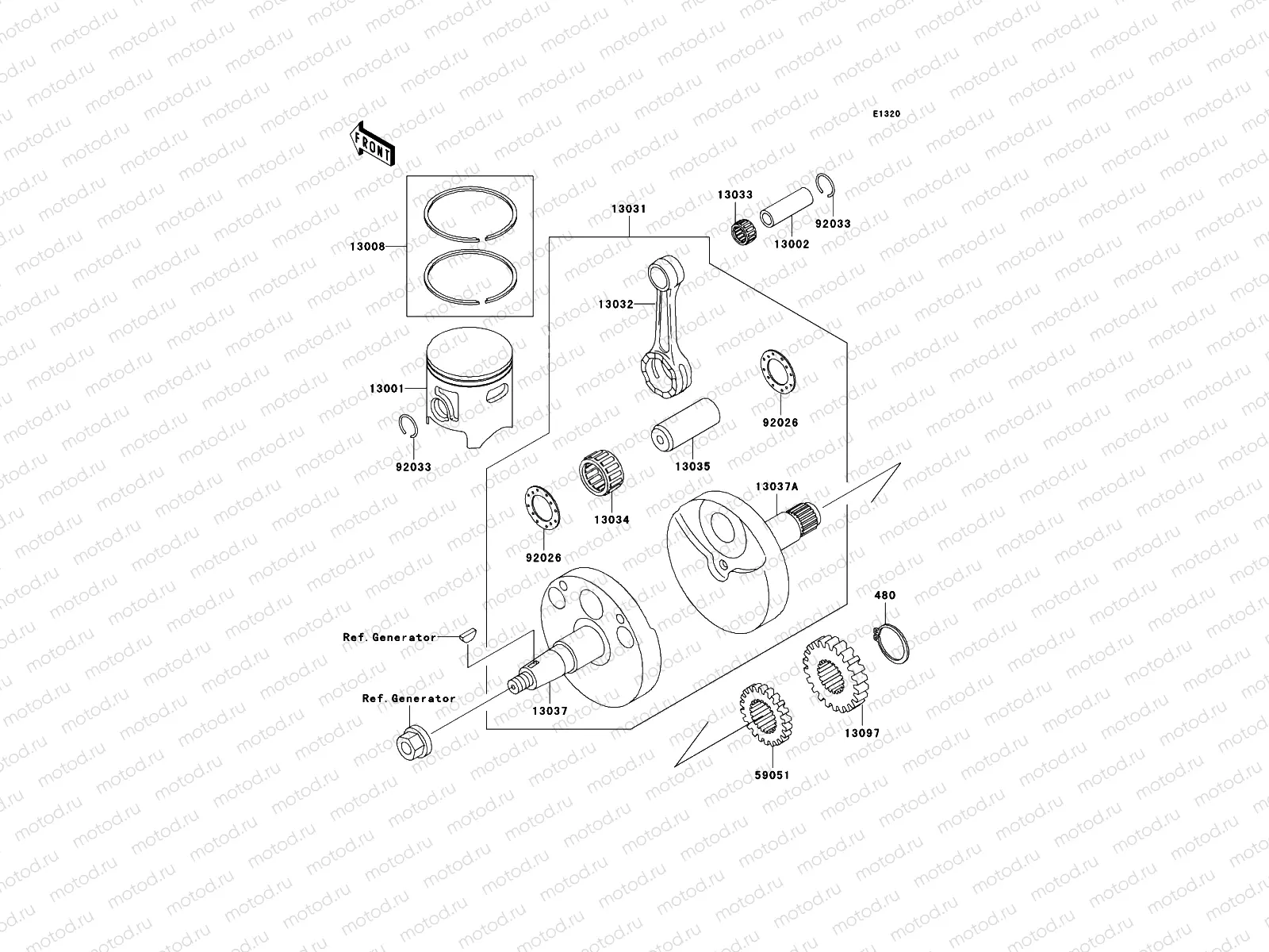 Crankshaft/Piston(s)