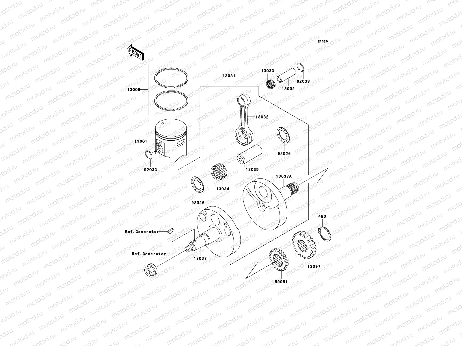 Crankshaft/Piston(s)