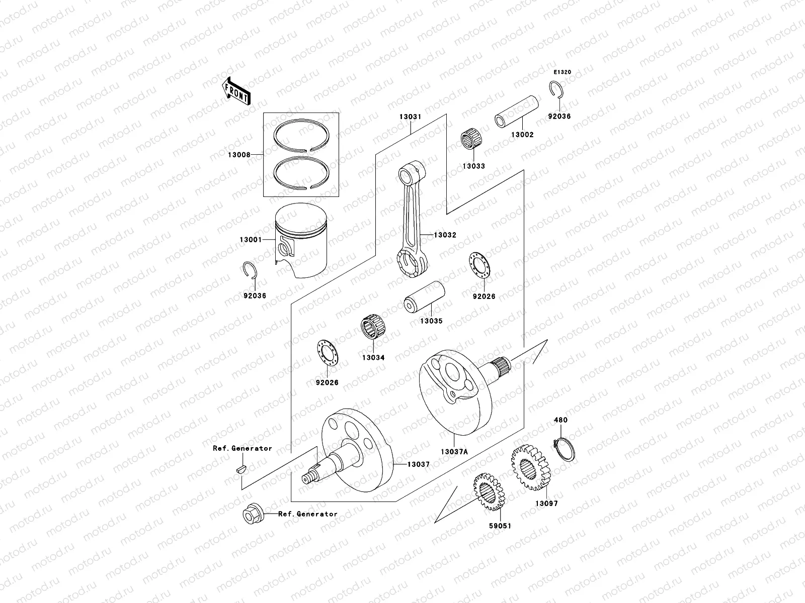 Crankshaft/Piston(s)