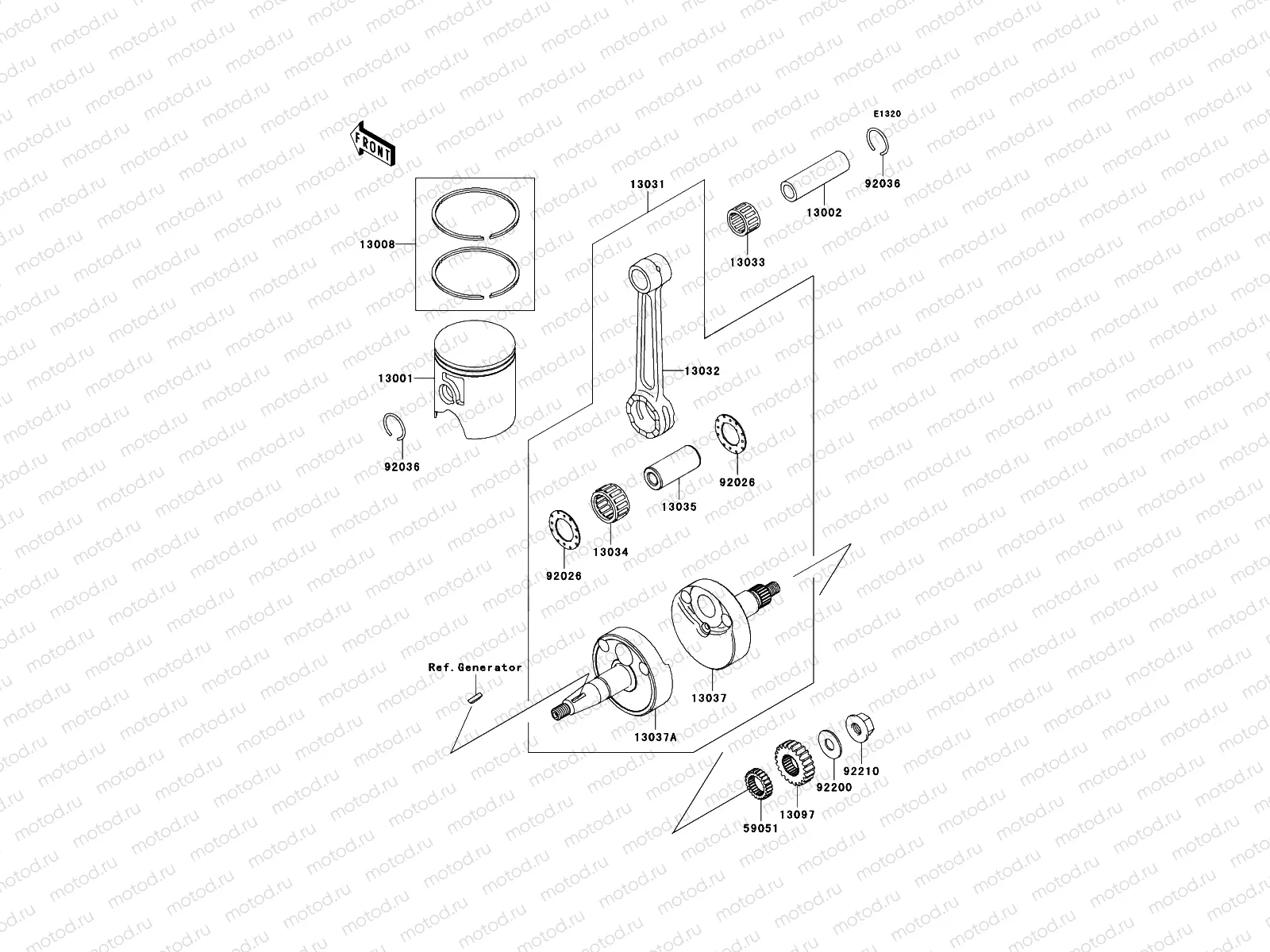 Crankshaft/Piston(s)
