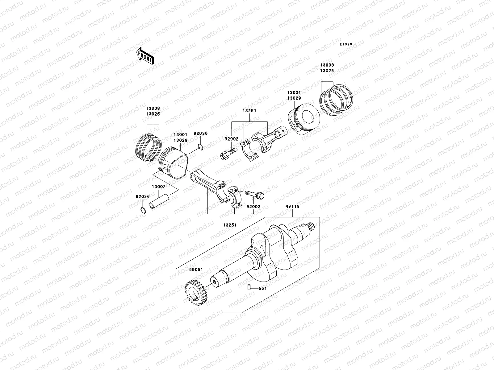 Crankshaft/Piston(s)