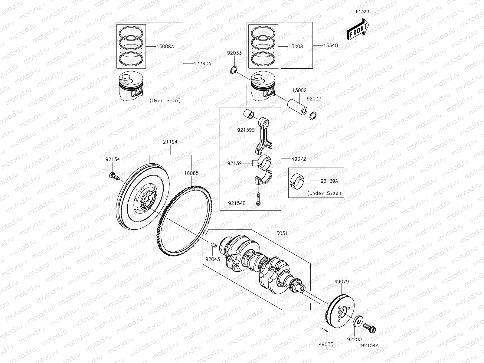 Crankshaft/Piston(s)