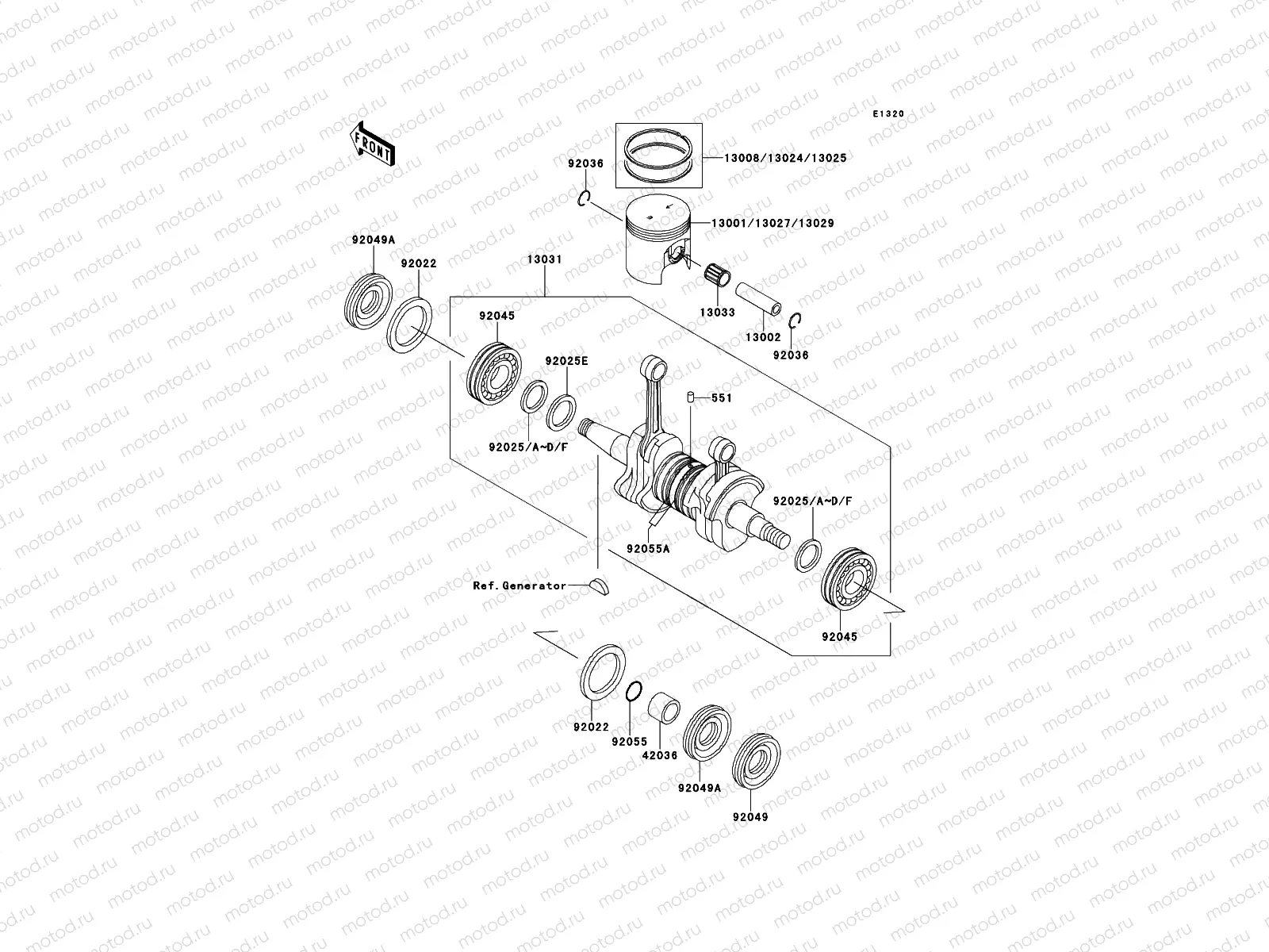 Crankshaft/Piston(s)