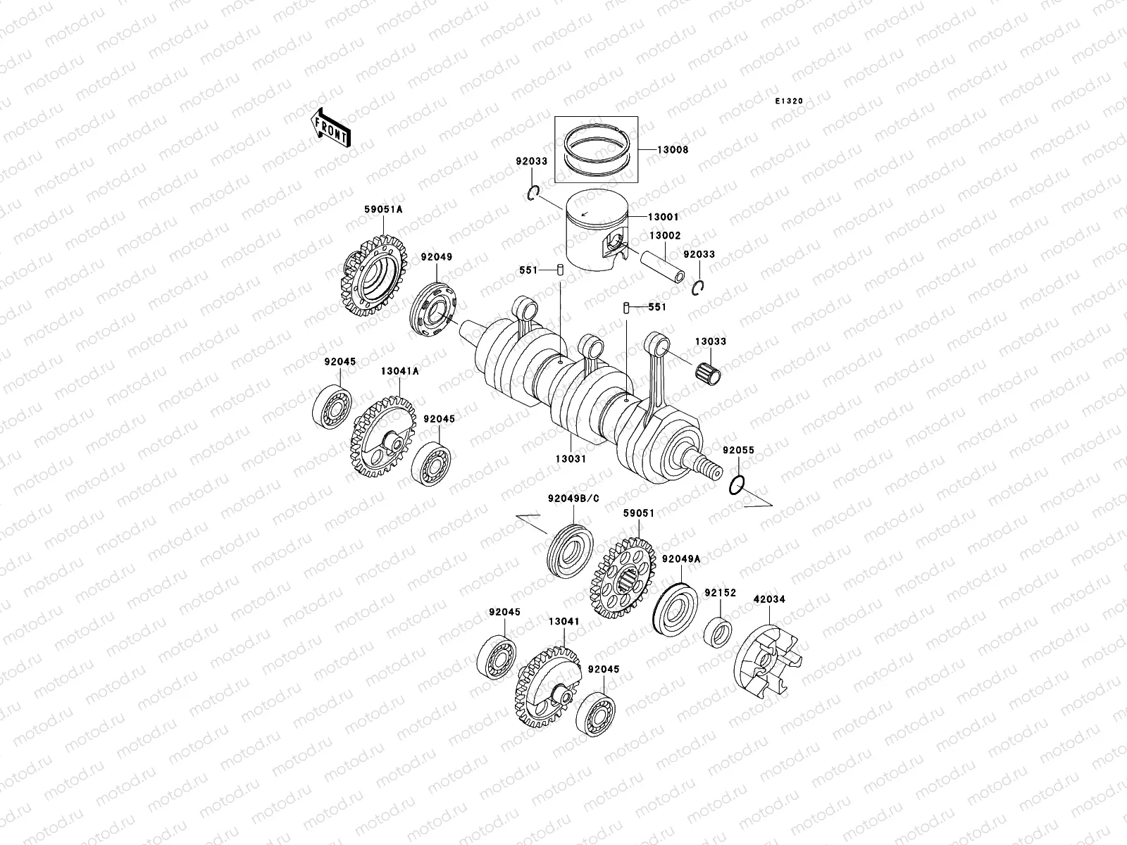 Crankshaft/Piston(s)