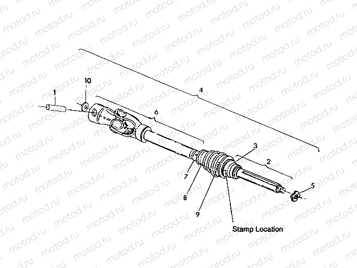 CV JOINT 250 6x6 / W928727 (4922842284011A) | CV JOINT 250 6x6 / W928727 (4922842284011A)