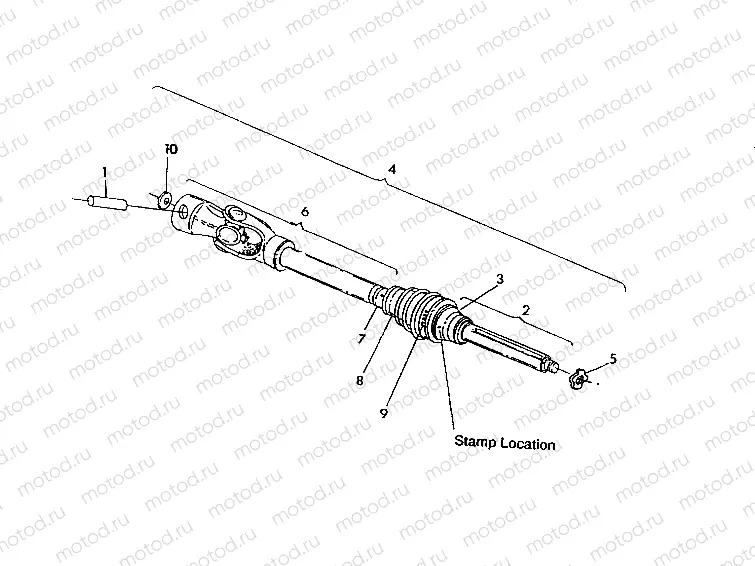 CV JOINT 350 4X4 / W928139 (4922832283017B) | CV JOINT 350 4X4 / W928139 (4922832283017B)