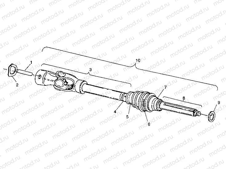 CV JOINT 4X4 350L S938139 (4924342434013A) | CV JOINT 4X4 350L S938139 (4924342434013A)