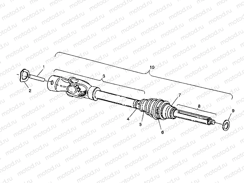 CV JOINT 4X4 350L W938139 (4924052405013A) | CV JOINT 4X4 350L W938139 (4924052405013A)