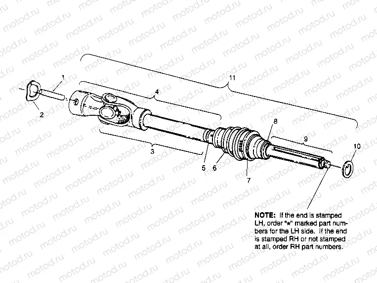 CV JOINT 4X4 400L W948140 (4926772677B003) | CV JOINT 4X4 400L W948140 (4926772677B003)