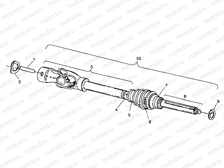 CV JOINT 6X6 250 W938727 (4924092409014A) | CV JOINT 6X6 250 W938727 (4924092409014A)