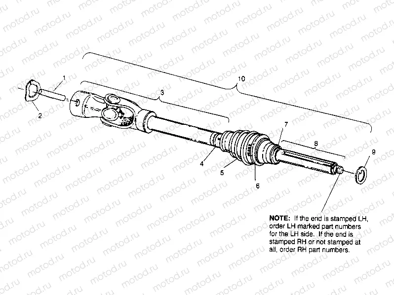 CV JOINT 6x6 300 W948730 (4926792679B003) | CV JOINT 6x6 300 W948730 (4926792679B003)