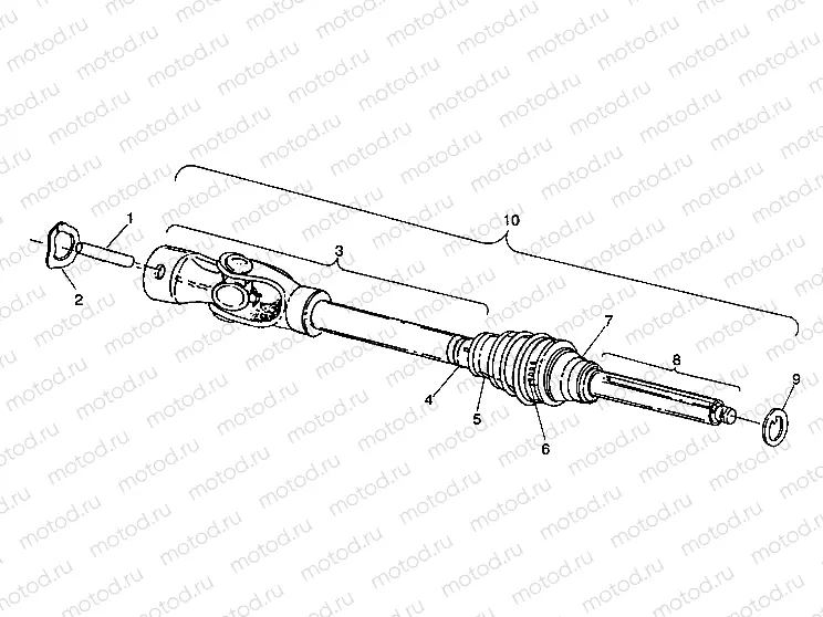 CV JOINT 6X6 350L W938739 (4924062406014A) | CV JOINT 6X6 350L W938739 (4924062406014A)