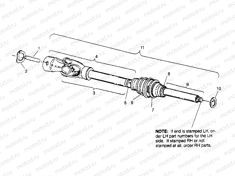 CV JOINT 6x6 400L W948740 (4926802680B004) | CV JOINT 6x6 400L W948740 (4926802680B004)