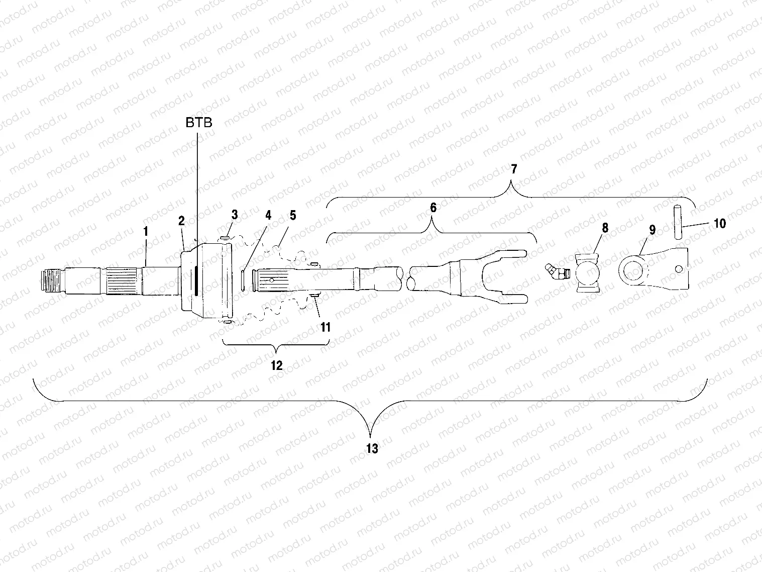 CV JOINT - BTB - A01CH50AA (4964466446B002) | CV JOINT - BTB - A01CH50AA (4964466446B002)