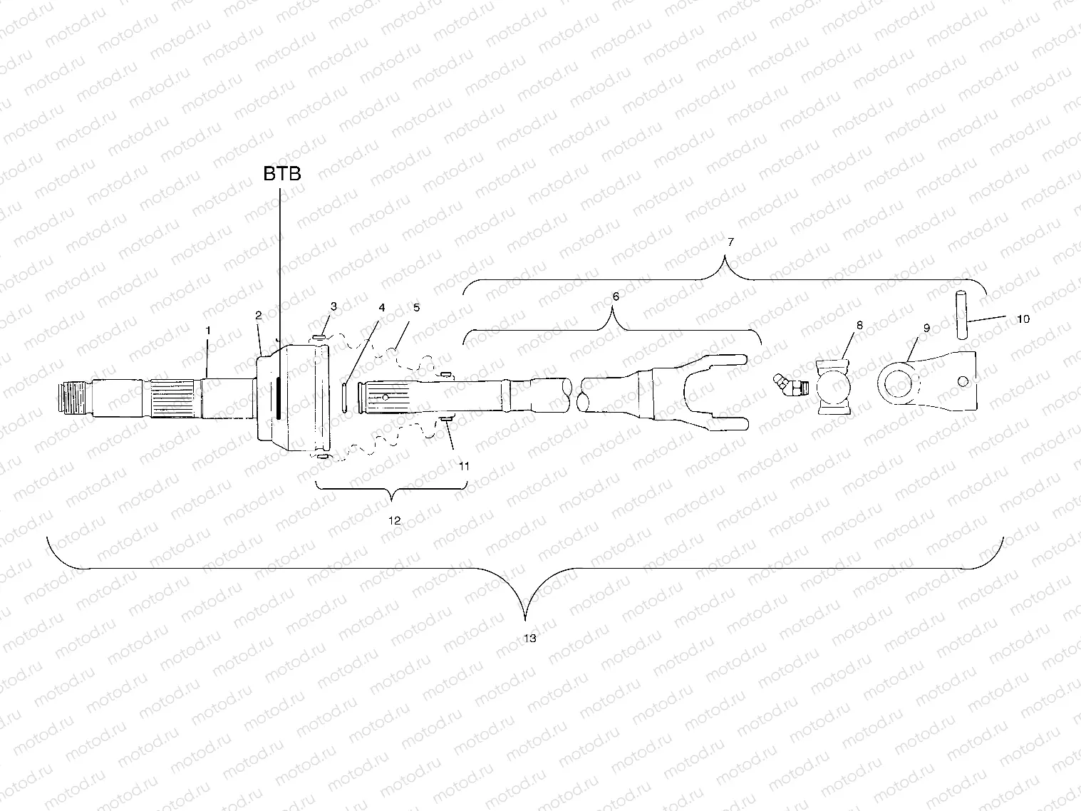 CV JOINT - BTB - A01CL50AA (4964586458A014) | CV JOINT - BTB - A01CL50AA (4964586458A014)