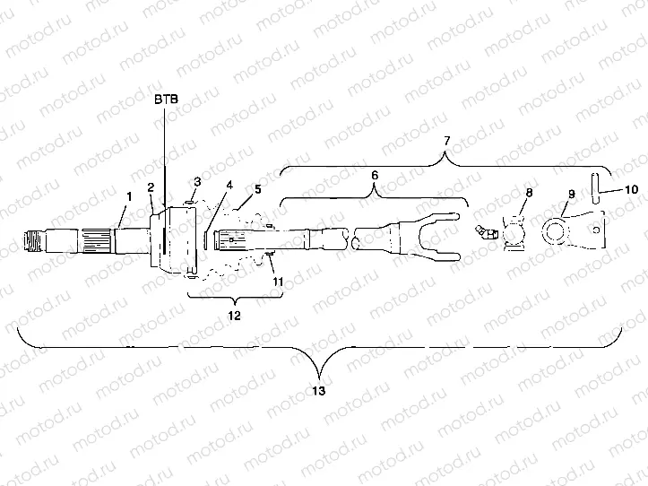 CV JOINT - BTB - A99BG38CA (4949664966b004) | CV JOINT - BTB - A99BG38CA (4949664966b004)