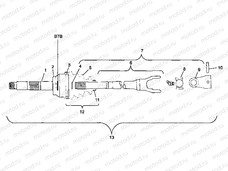 CV JOINT - BTB - A99CD50AA (4949254925B003) | CV JOINT - BTB - A99CD50AA (4949254925B003)