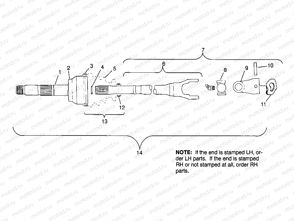 CV JOINT - BTB PARTS Scrambler W967840 (4935823582B04A) | CV JOINT - BTB PARTS Scrambler W967840 (4935823582B04A)