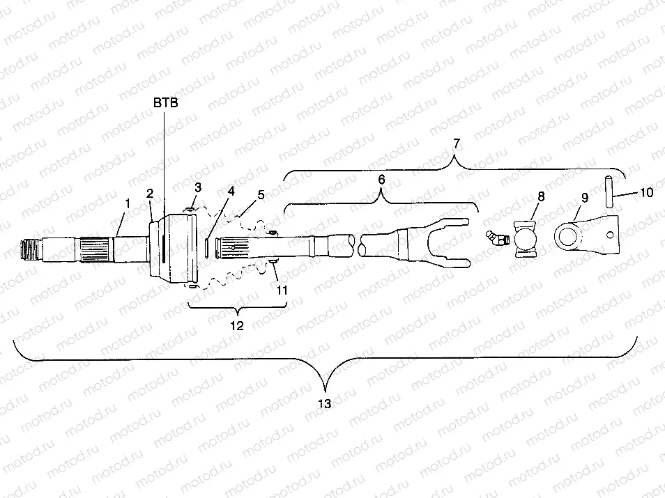 CV JOINT - BTB - S98AE50E (4946394639b006) | CV JOINT - BTB - S98AE50E (4946394639b006)