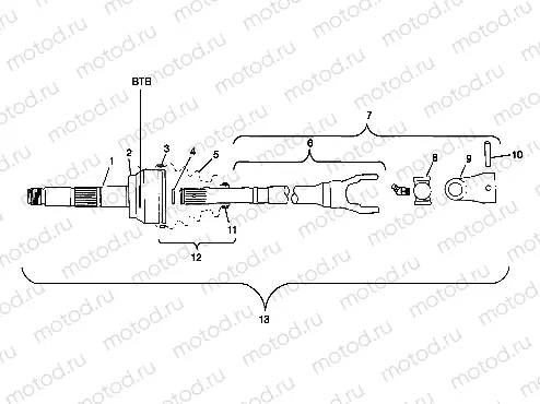 CV JOINT - BTB - W98BC50A (4944994499b004) | CV JOINT - BTB - W98BC50A (4944994499b004)