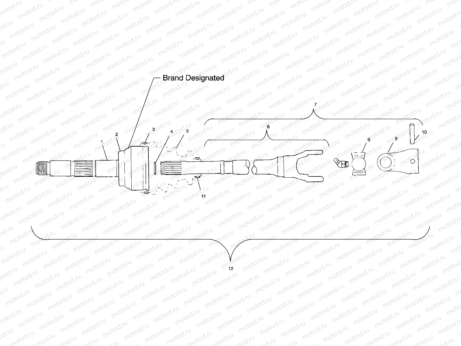 CV JOINT - NEAPCO - A00AG25CA (4954865486B003) | CV JOINT - NEAPCO - A00AG25CA (4954865486B003)