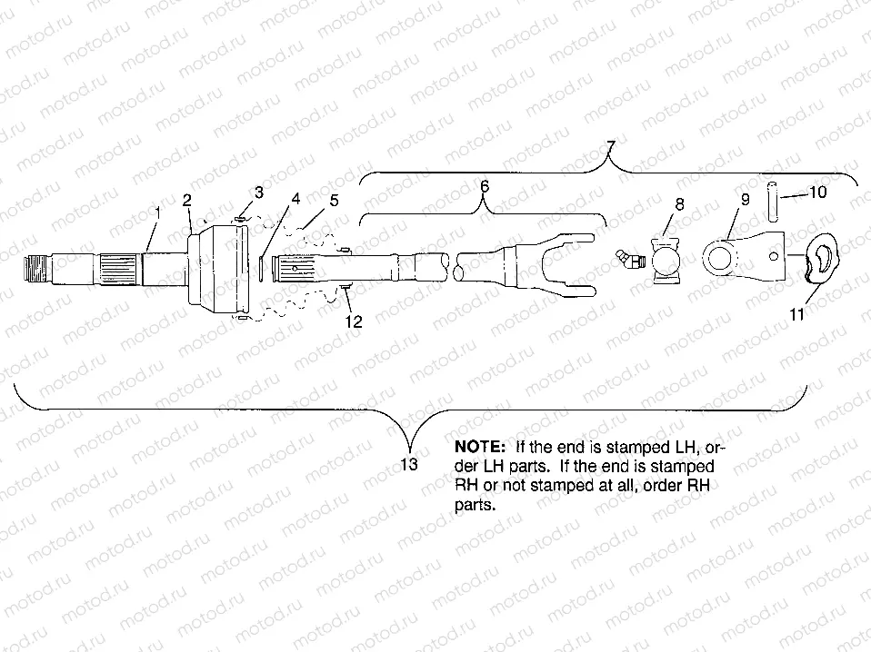 CV JOINT - NEAPCO PARTS Scrambler W967840 (4935823582B004) | CV JOINT - NEAPCO PARTS Scrambler W967840 (4935823582B004)