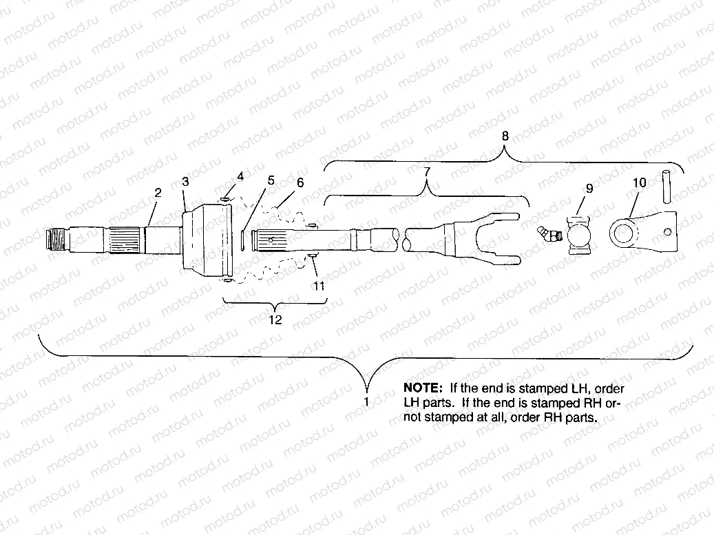 CV JOINT (SPLINED) 4x4 300 W958130 (4930183018B004) | CV JOINT (SPLINED) 4x4 300 W958130 (4930183018B004)