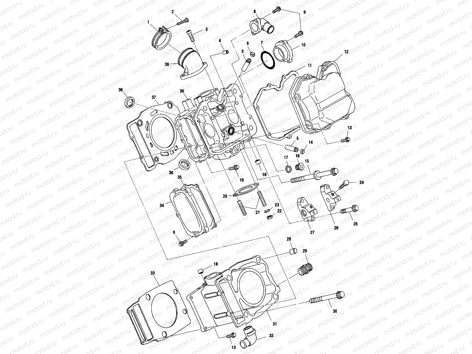 CYLINDER - A00CH50AK (4954805480D009) | CYLINDER - A00CH50AK (4954805480D009)