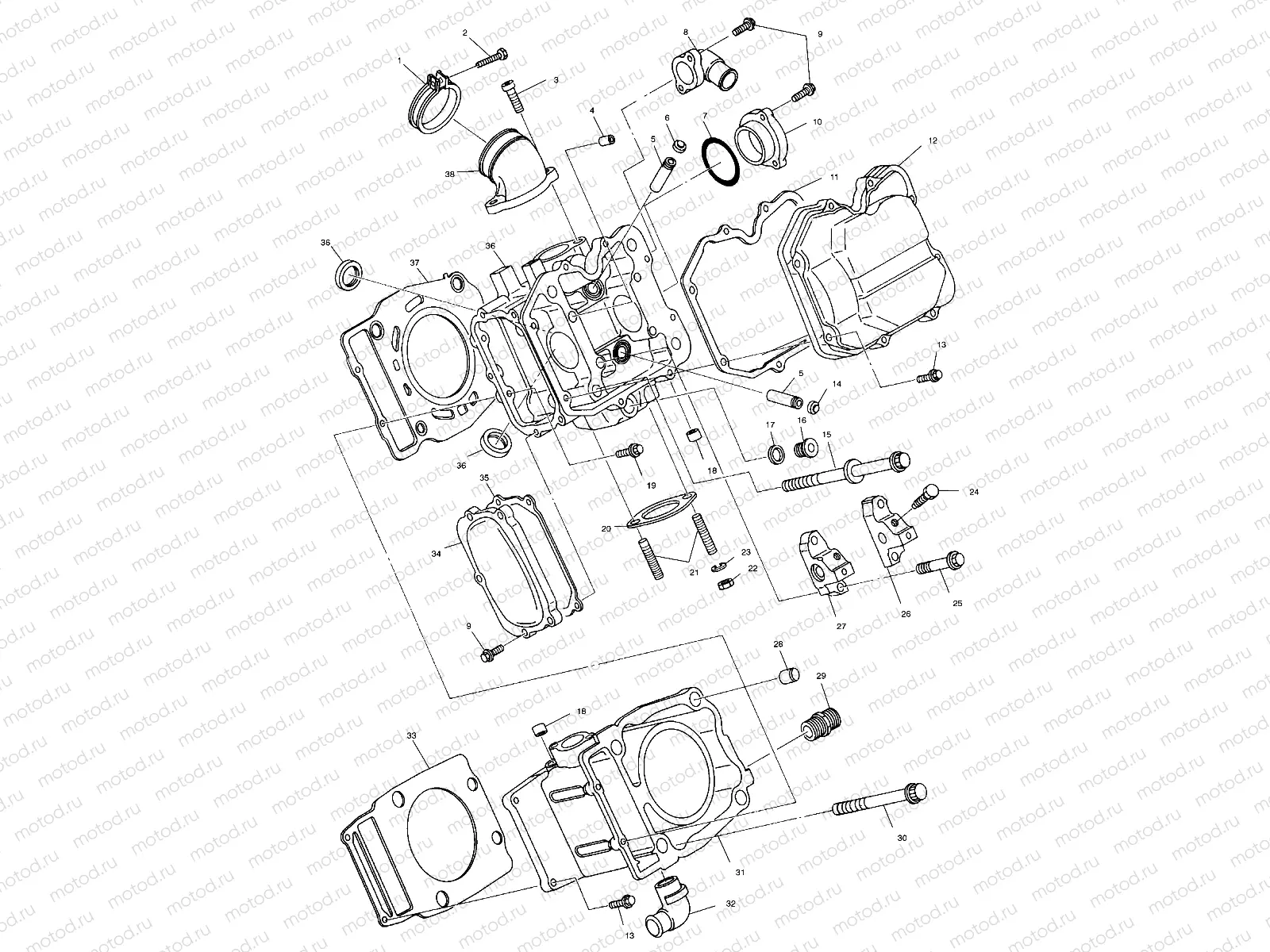 CYLINDER - A01CH50AD (4960026002D003) | CYLINDER - A01CH50AD (4960026002D003)