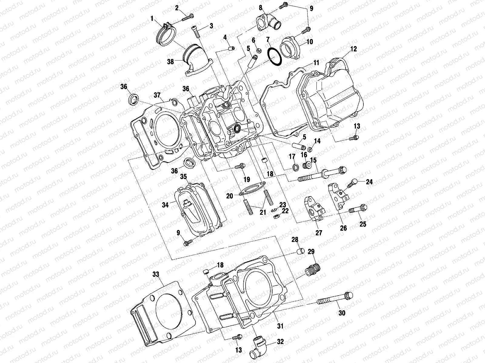 CYLINDER - A02CK42AA/AB (4970327032C07) | CYLINDER - A02CK42AA/AB (4970327032C07)