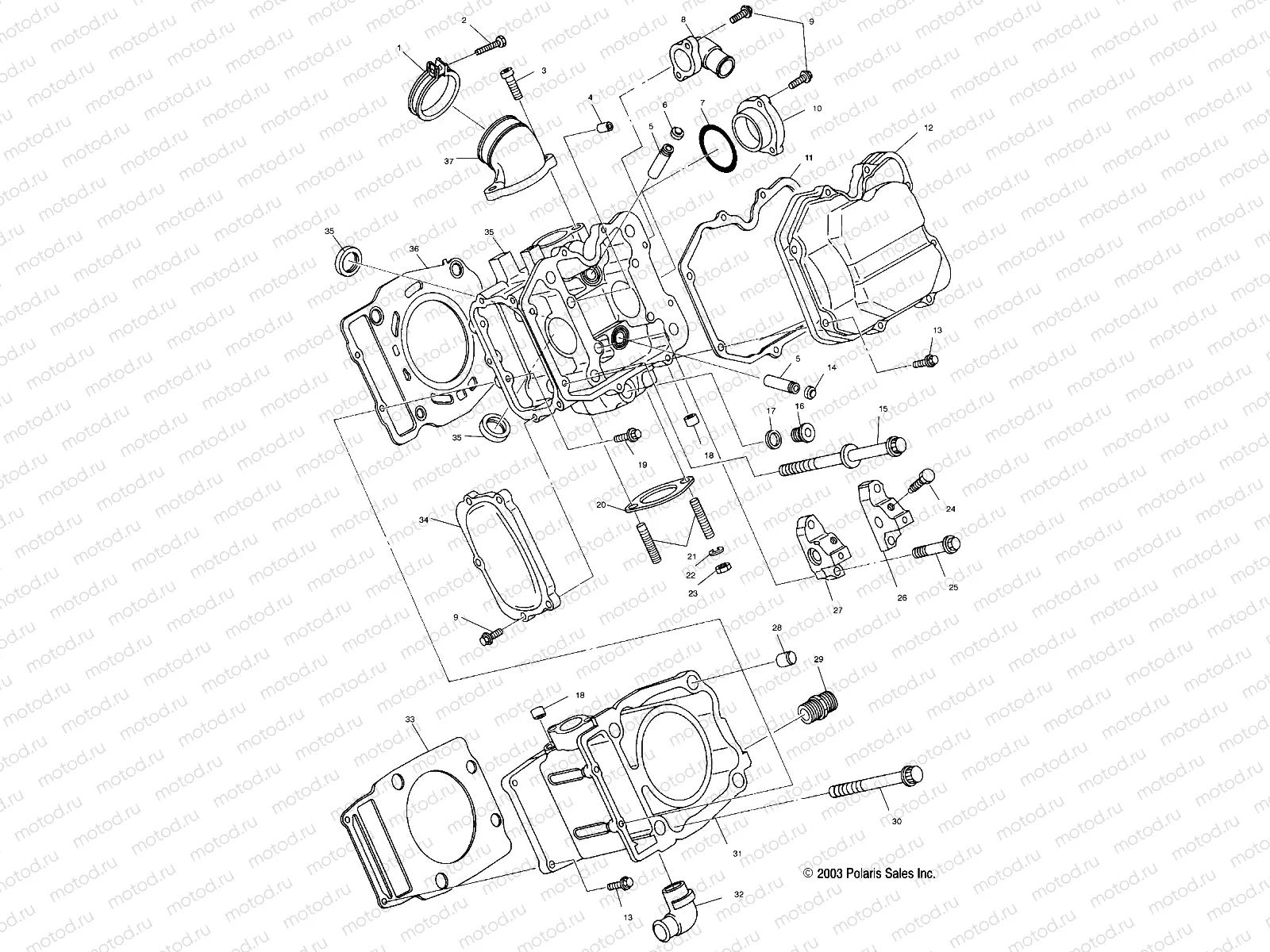 CYLINDER - A04CH50AO/AQ/AR/AS/AT/AV/AW/AX (4987288728D03) | CYLINDER - A04CH50AO/AQ/AR/AS/AT/AV/AW/AX (4987288728D03)
