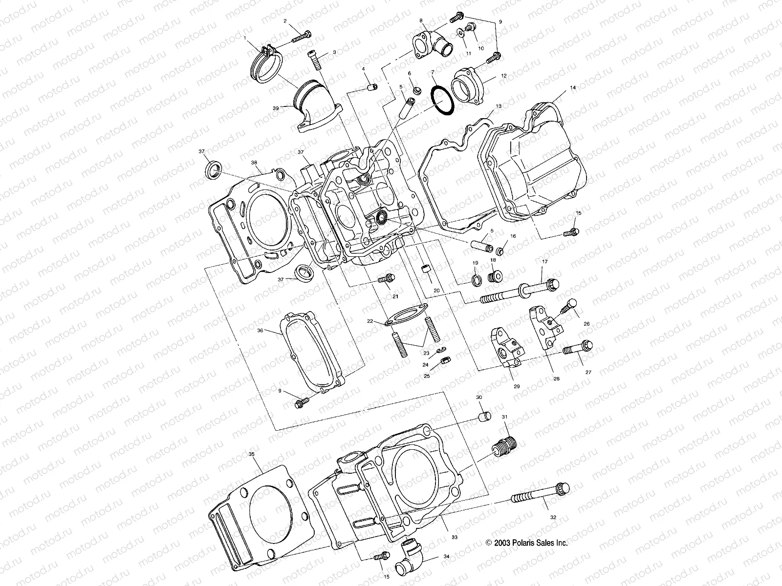 CYLINDER - A04RB42AA/A04RD50AA/AB/AC/A04RF50AA (4987918791D07) | CYLINDER - A04RB42AA/A04RD50AA/AB/AC/A04RF50AA (4987918791D07)