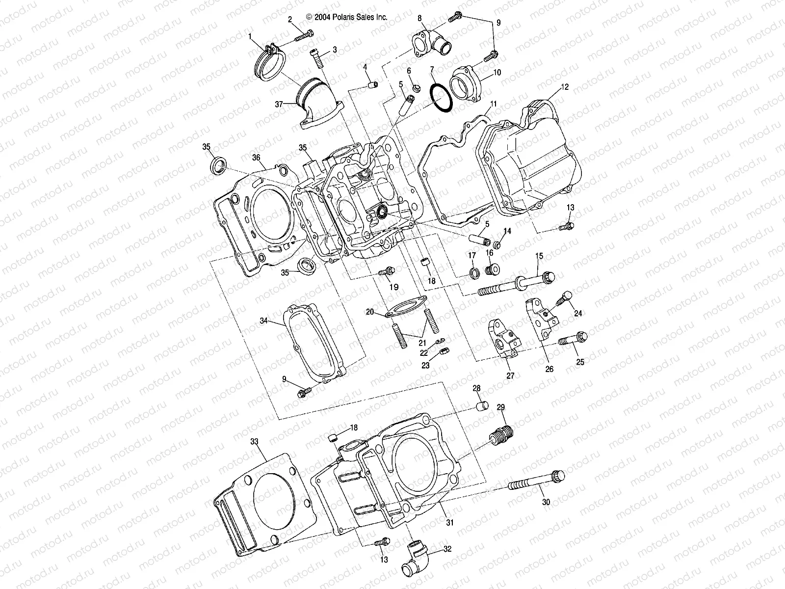 CYLINDER - A05JD50AA/AB/AC (4995189518D09) | CYLINDER - A05JD50AA/AB/AC (4995189518D09)