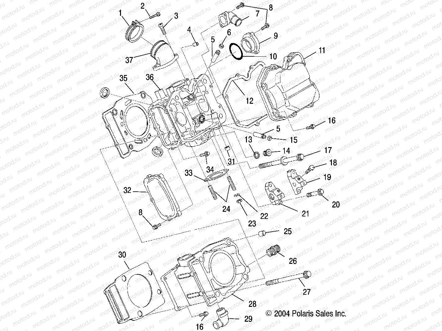 CYLINDER - A05MH50AB/AC/AG/AH/AL/AT/FB (4994169416D05) | CYLINDER - A05MH50AB/AC/AG/AH/AL/AT/FB (4994169416D05)