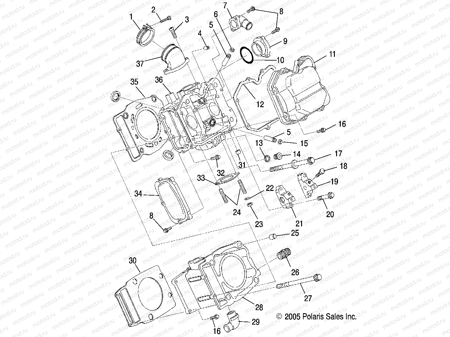 CYLINDER - A06MH50AA/AB/AD/AF (4999200099920009D05) | CYLINDER - A06MH50AA/AB/AD/AF (4999200099920009D05)