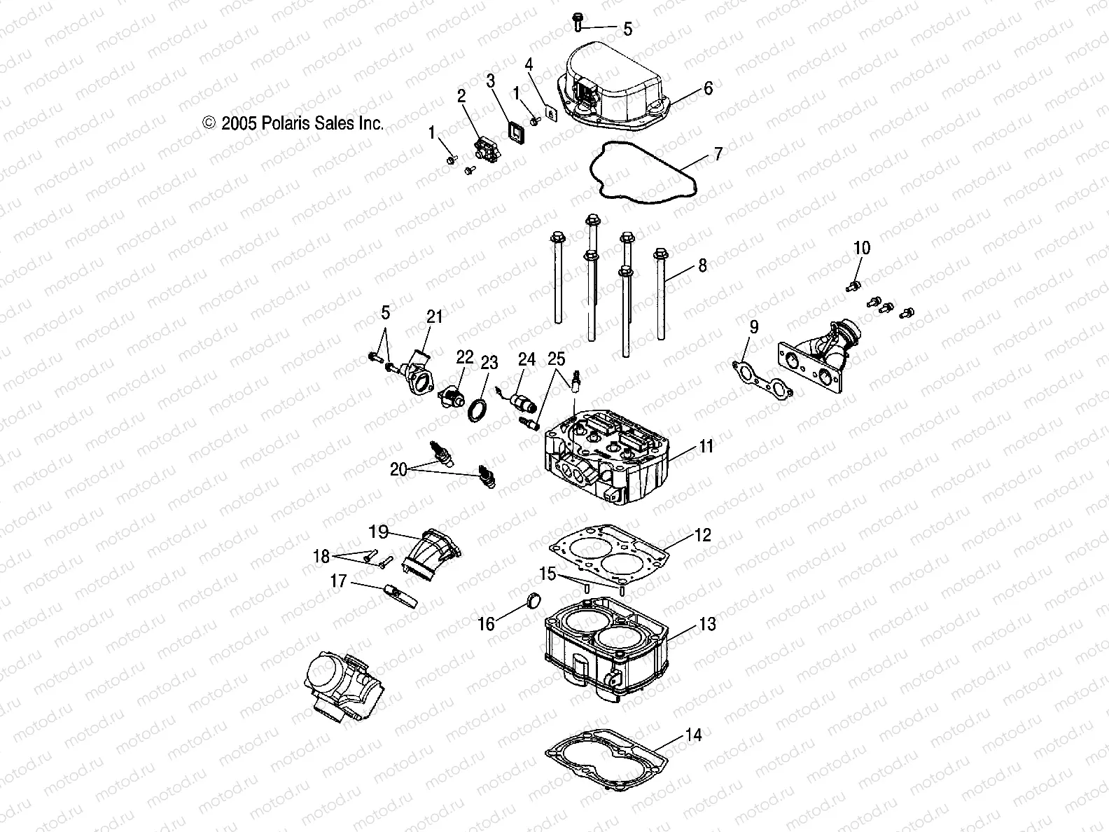 CYLINDER and CYLINDER HEAD - A06MH68AA/AD/AF (4999200179920017D06) | CYLINDER and CYLINDER HEAD - A06MH68AA/AD/AF (4999200179920017D06)