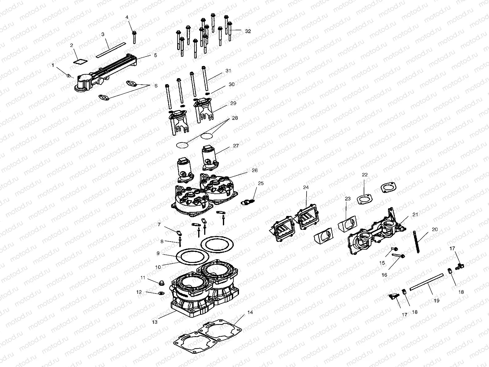 CYLINDER and MANIFOLD - W035101CA/W035101IA (4981048104C03) | CYLINDER and MANIFOLD - W035101CA/W035101IA (4981048104C03)