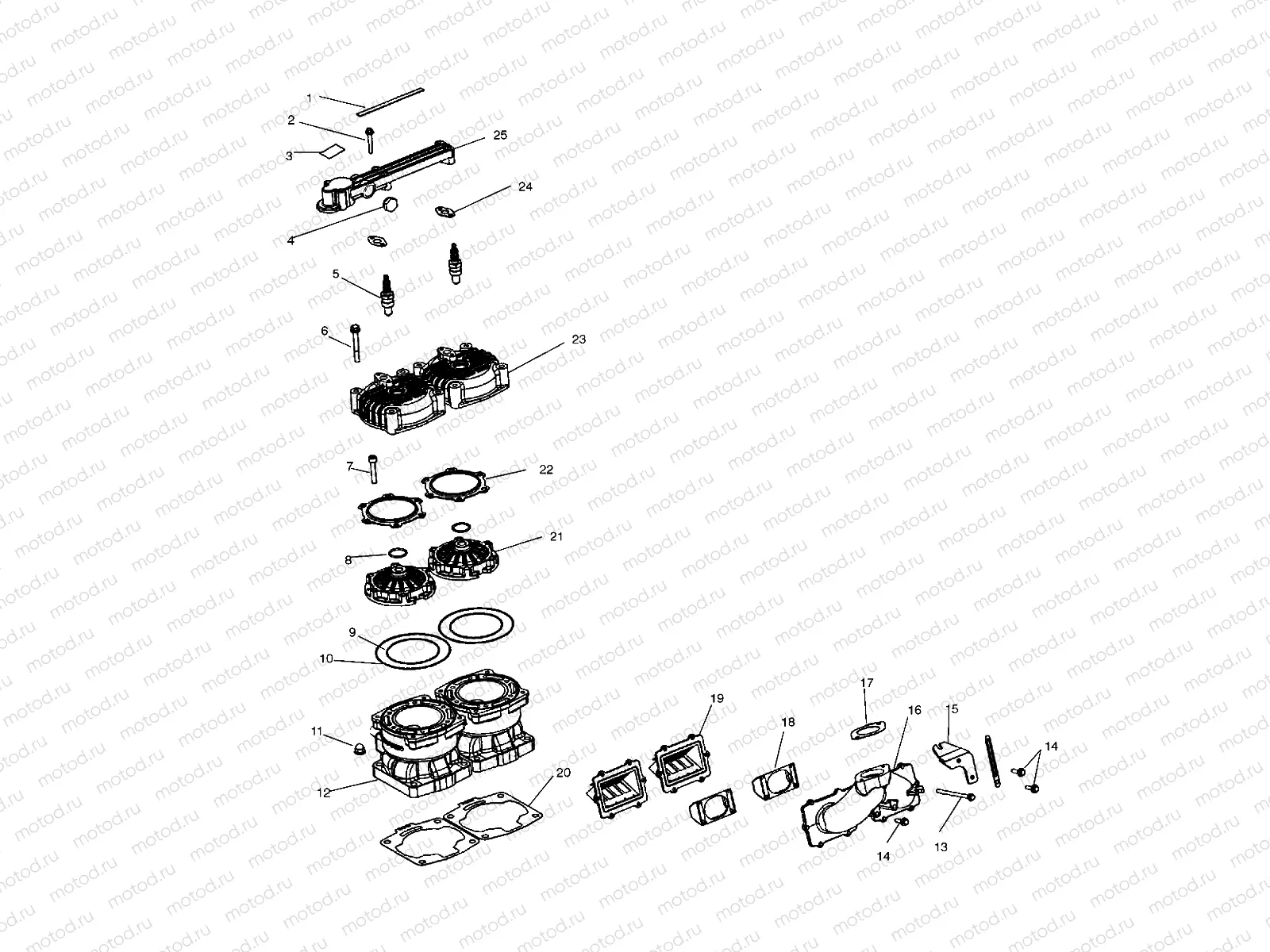 CYLINDER and MANIFOLD - W035297DA/W035297IA (4980978097C02) | CYLINDER and MANIFOLD - W035297DA/W035297IA (4980978097C02)