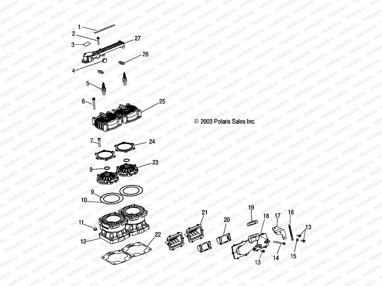 CYLINDER and MANIFOLD - W045197DA/IA (4990499049C04) | CYLINDER and MANIFOLD - W045197DA/IA (4990499049C04)