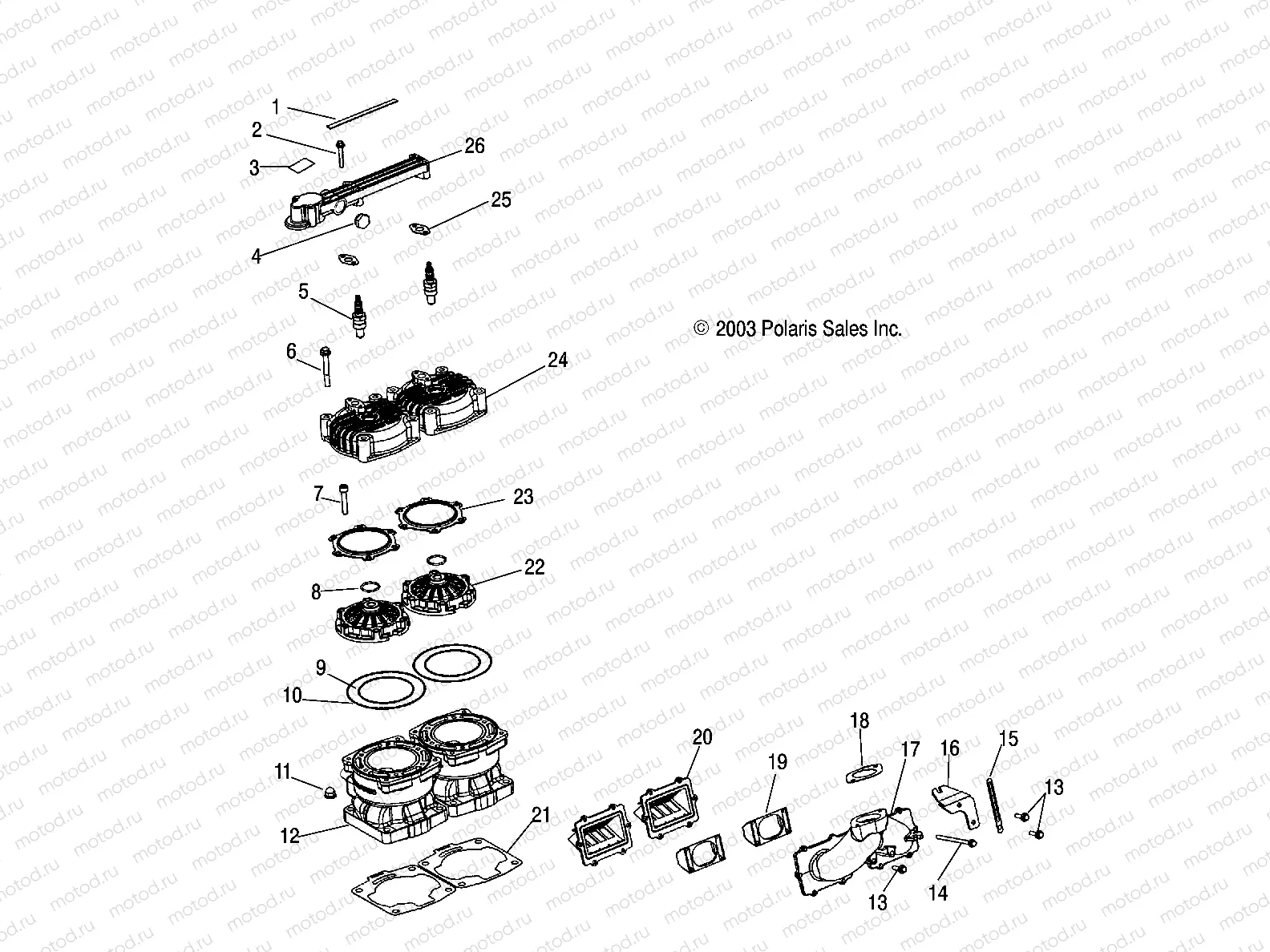 CYLINDER and MANIFOLD - W045297DA/IA/IB (4990519051C02) | CYLINDER and MANIFOLD - W045297DA/IA/IB (4990519051C02)