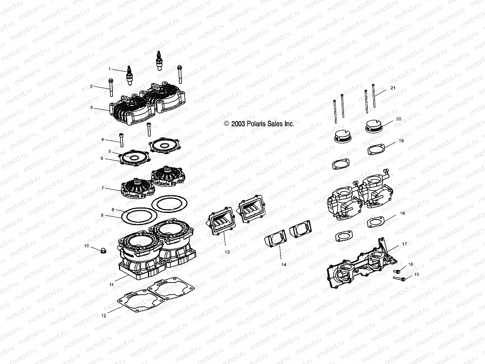CYLINDER and MANIFOLD - W045402DA (4990599059B09) | CYLINDER and MANIFOLD - W045402DA (4990599059B09)