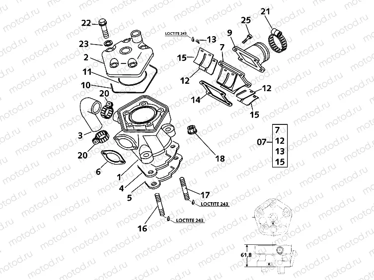CYLINDER, CYLINDER HEAD