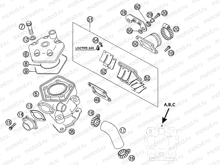 CYLINDER, CYLINDER HEAD