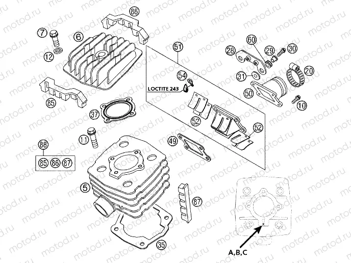 CYLINDER, CYLINDER HEAD