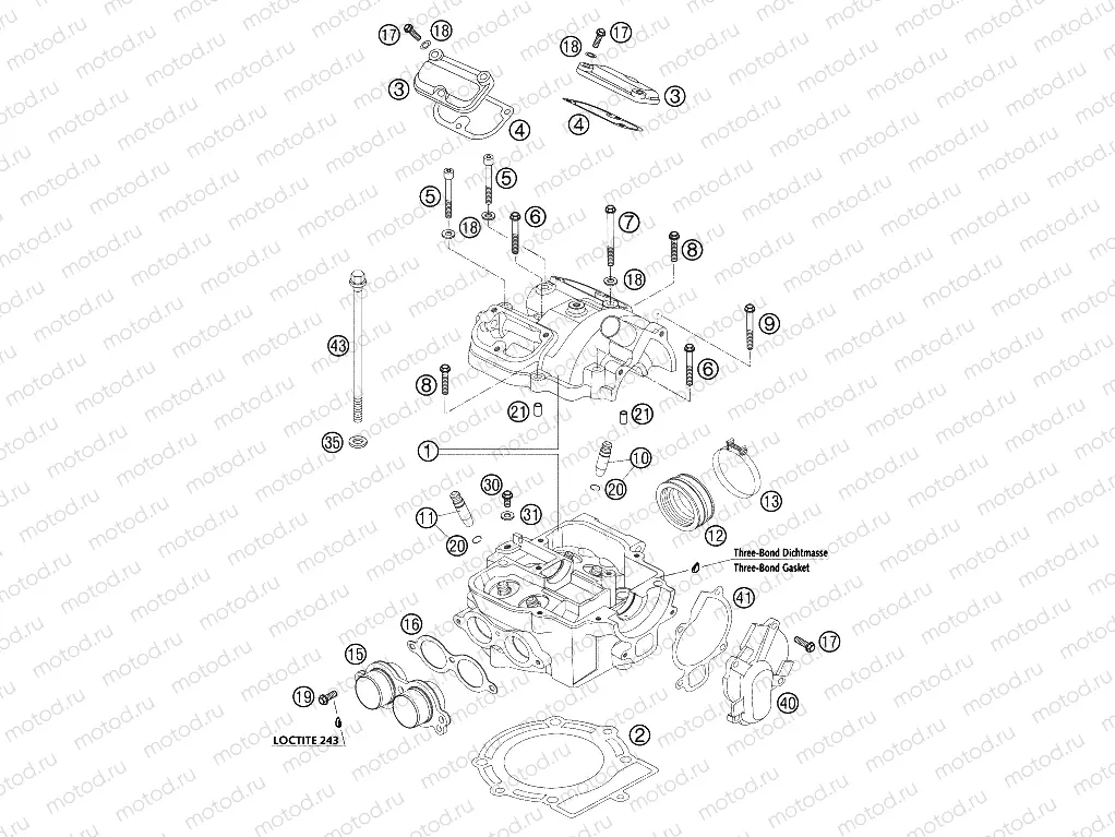 CYLINDER, CYLINDER HEAD